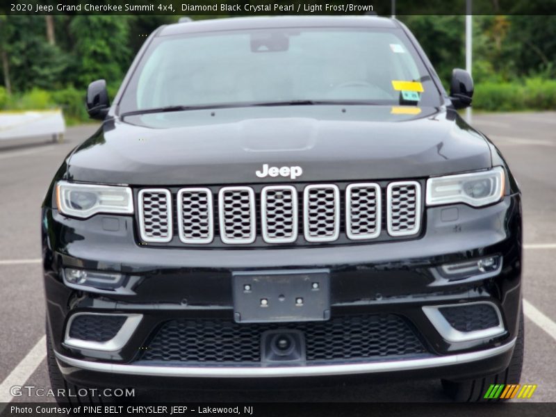 Diamond Black Crystal Pearl / Light Frost/Brown 2020 Jeep Grand Cherokee Summit 4x4