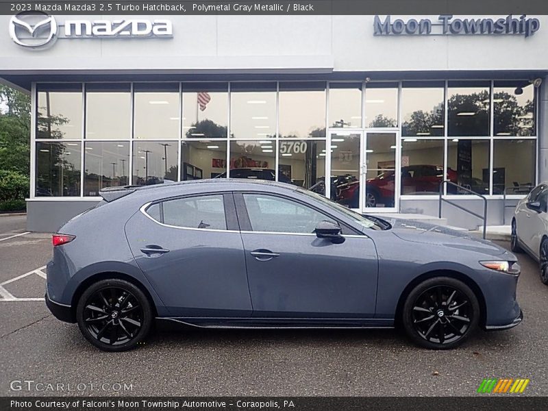 Polymetal Gray Metallic / Black 2023 Mazda Mazda3 2.5 Turbo Hatchback
