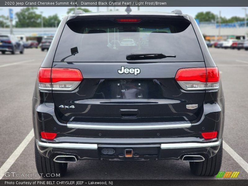 Diamond Black Crystal Pearl / Light Frost/Brown 2020 Jeep Grand Cherokee Summit 4x4