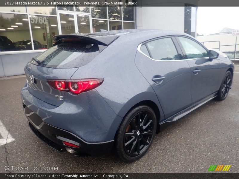 Polymetal Gray Metallic / Black 2023 Mazda Mazda3 2.5 Turbo Hatchback