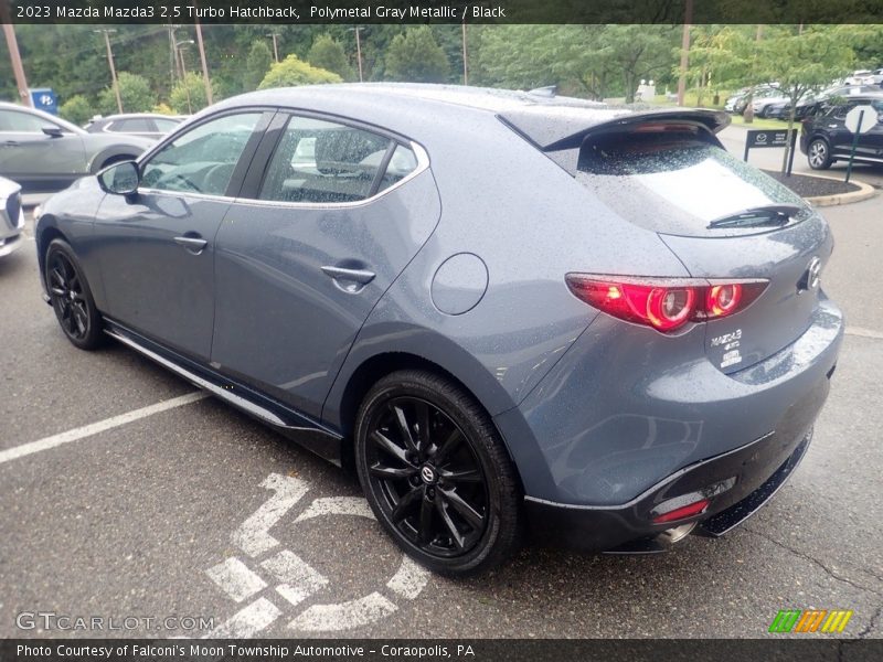 Polymetal Gray Metallic / Black 2023 Mazda Mazda3 2.5 Turbo Hatchback