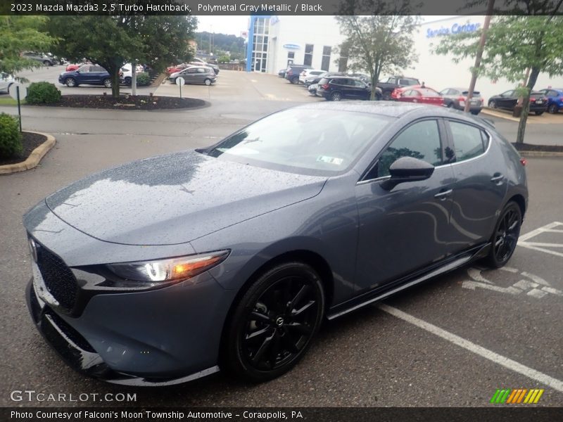 Polymetal Gray Metallic / Black 2023 Mazda Mazda3 2.5 Turbo Hatchback