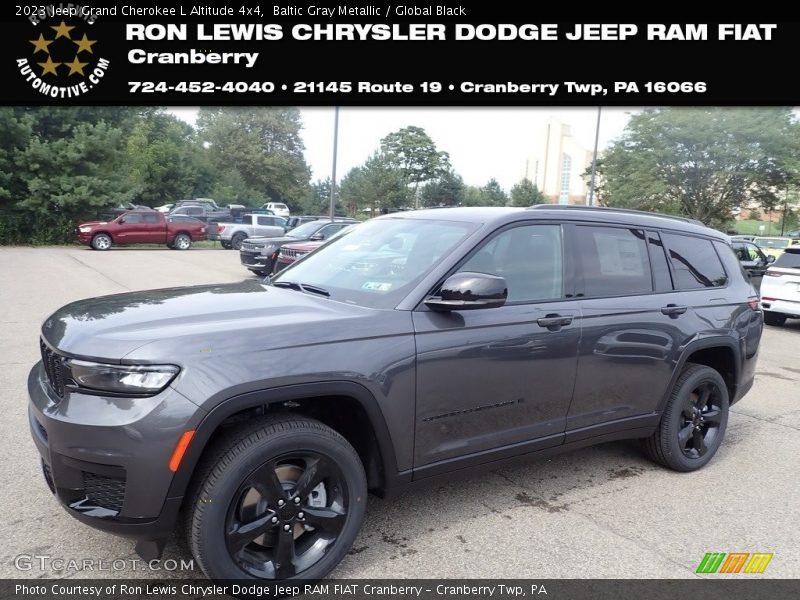 Baltic Gray Metallic / Global Black 2023 Jeep Grand Cherokee L Altitude 4x4