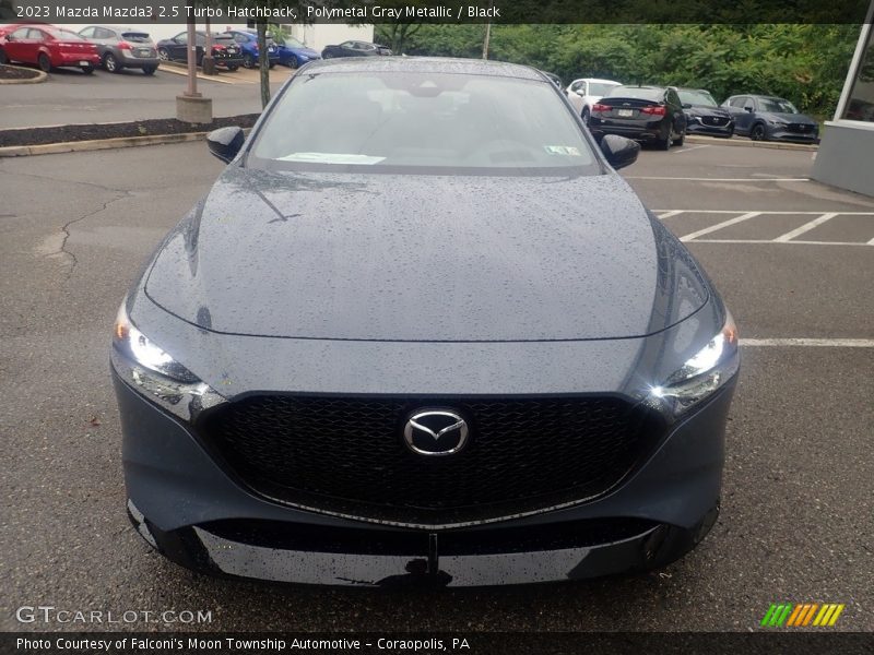 Polymetal Gray Metallic / Black 2023 Mazda Mazda3 2.5 Turbo Hatchback