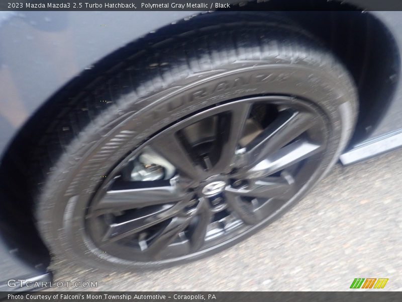 Polymetal Gray Metallic / Black 2023 Mazda Mazda3 2.5 Turbo Hatchback