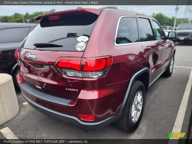 Velvet Red Pearl / Black 2020 Jeep Grand Cherokee Laredo E 4x4