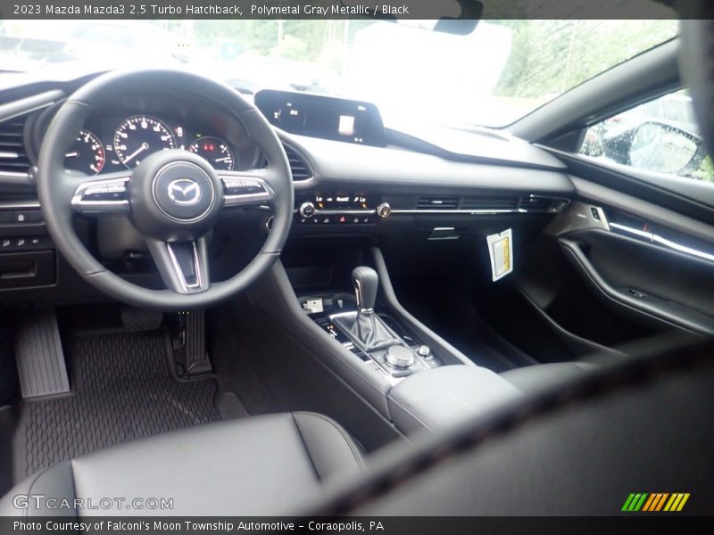 Polymetal Gray Metallic / Black 2023 Mazda Mazda3 2.5 Turbo Hatchback