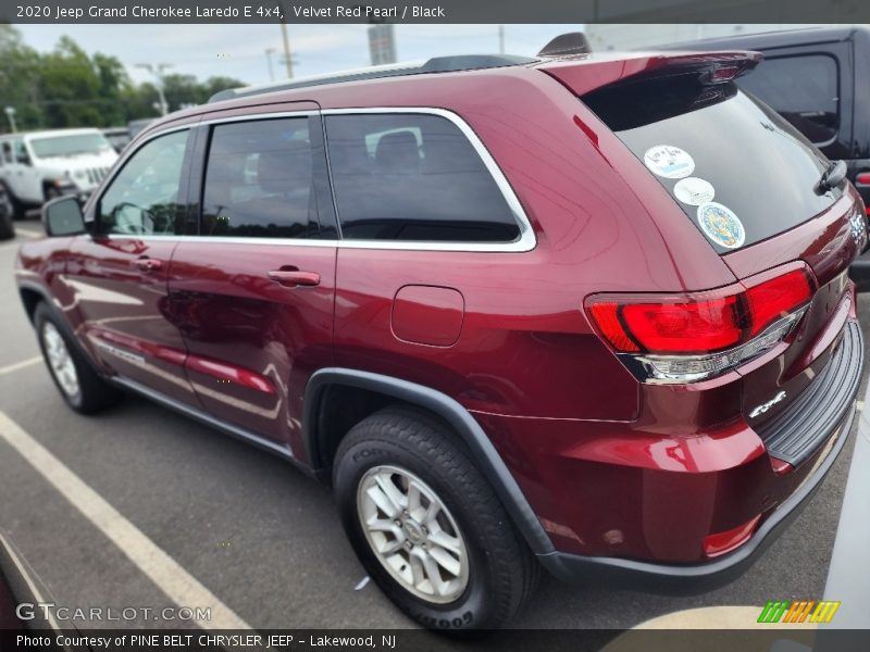Velvet Red Pearl / Black 2020 Jeep Grand Cherokee Laredo E 4x4