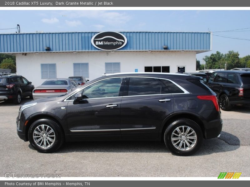 Dark Granite Metallic / Jet Black 2018 Cadillac XT5 Luxury