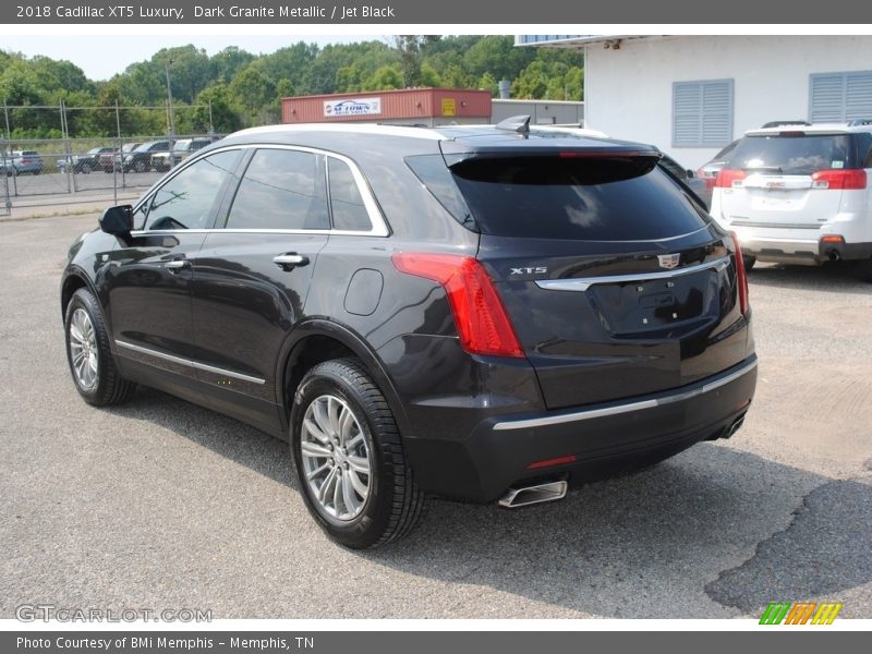 Dark Granite Metallic / Jet Black 2018 Cadillac XT5 Luxury