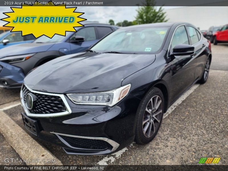 Crystal Black Pearl / Parchment 2019 Acura TLX V6 Sedan