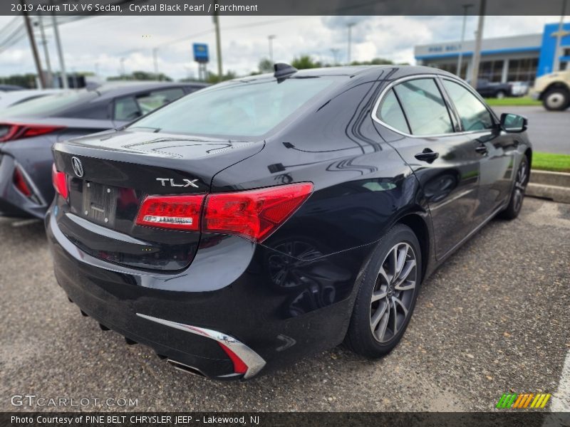 Crystal Black Pearl / Parchment 2019 Acura TLX V6 Sedan