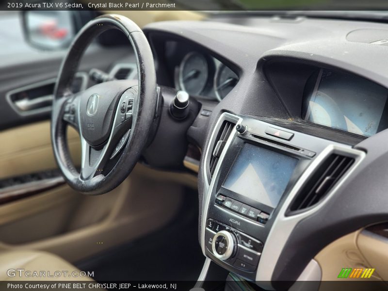 Crystal Black Pearl / Parchment 2019 Acura TLX V6 Sedan