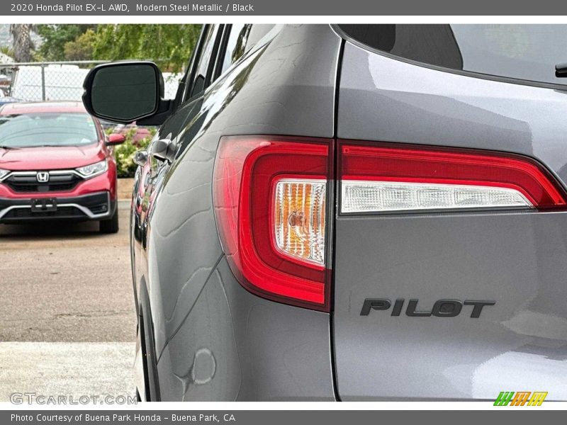 Modern Steel Metallic / Black 2020 Honda Pilot EX-L AWD