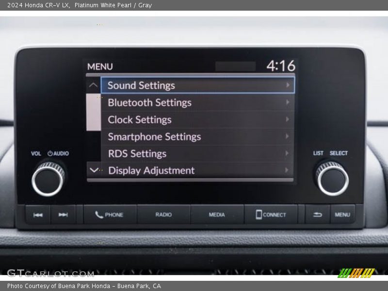 Controls of 2024 CR-V LX