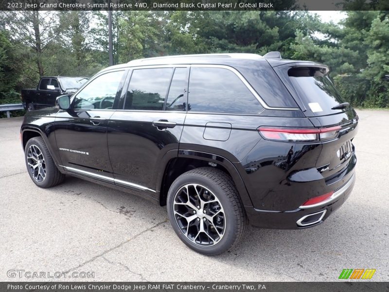 Diamond Black Crystal Pearl / Global Black 2023 Jeep Grand Cherokee Summit Reserve 4WD