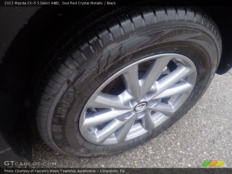 Soul Red Crystal Metallic / Black 2023 Mazda CX-5 S Select AWD