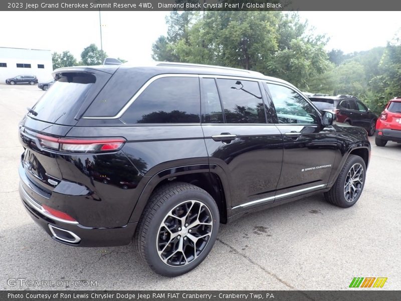 Diamond Black Crystal Pearl / Global Black 2023 Jeep Grand Cherokee Summit Reserve 4WD