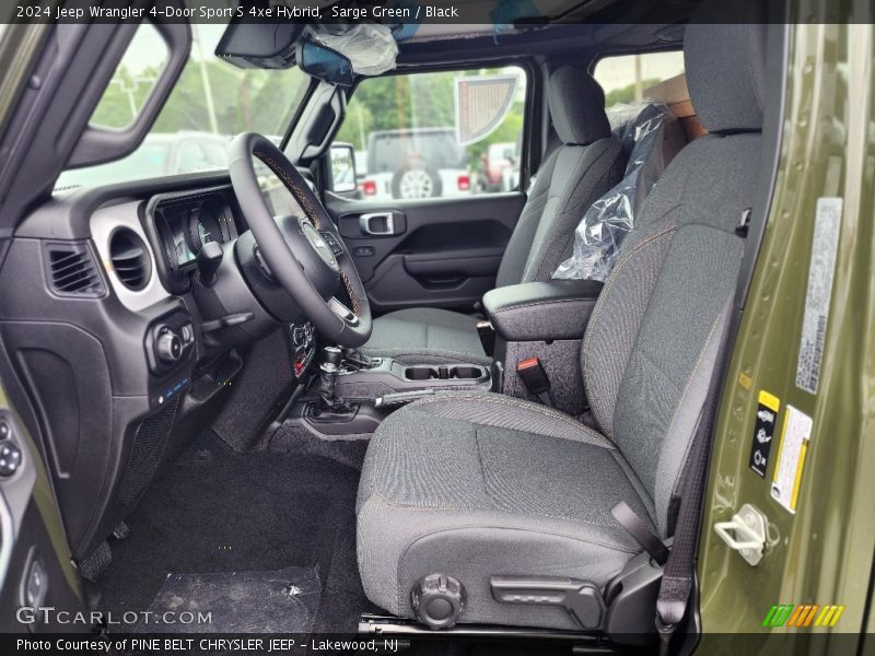 Sarge Green / Black 2024 Jeep Wrangler 4-Door Sport S 4xe Hybrid