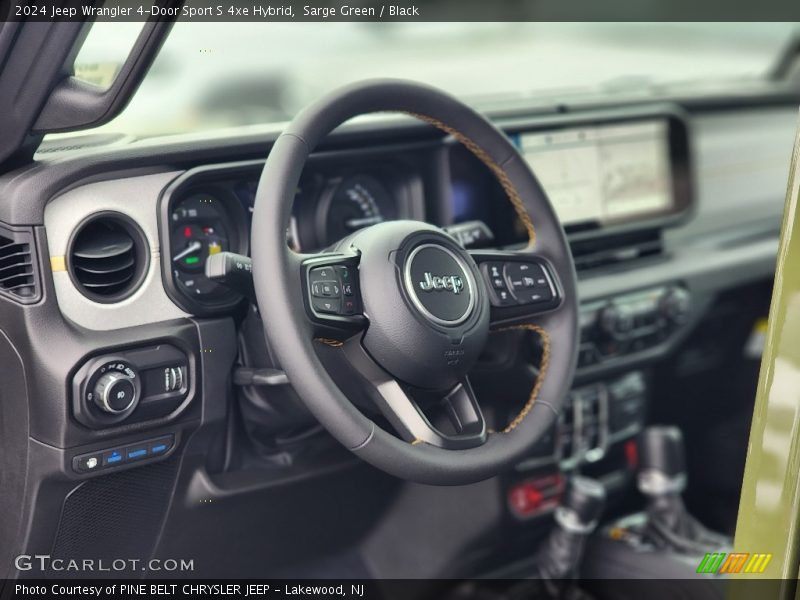 Sarge Green / Black 2024 Jeep Wrangler 4-Door Sport S 4xe Hybrid