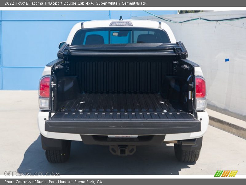 Super White / Cement/Black 2022 Toyota Tacoma TRD Sport Double Cab 4x4