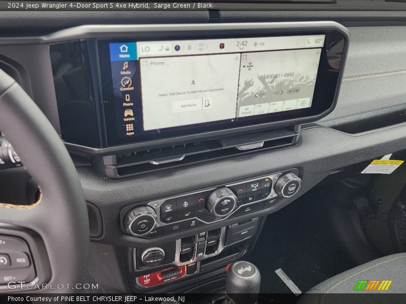 Sarge Green / Black 2024 Jeep Wrangler 4-Door Sport S 4xe Hybrid
