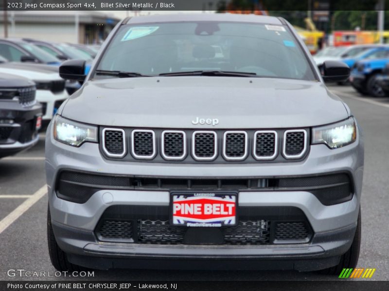 Billet Silver Metallic / Black 2023 Jeep Compass Sport 4x4