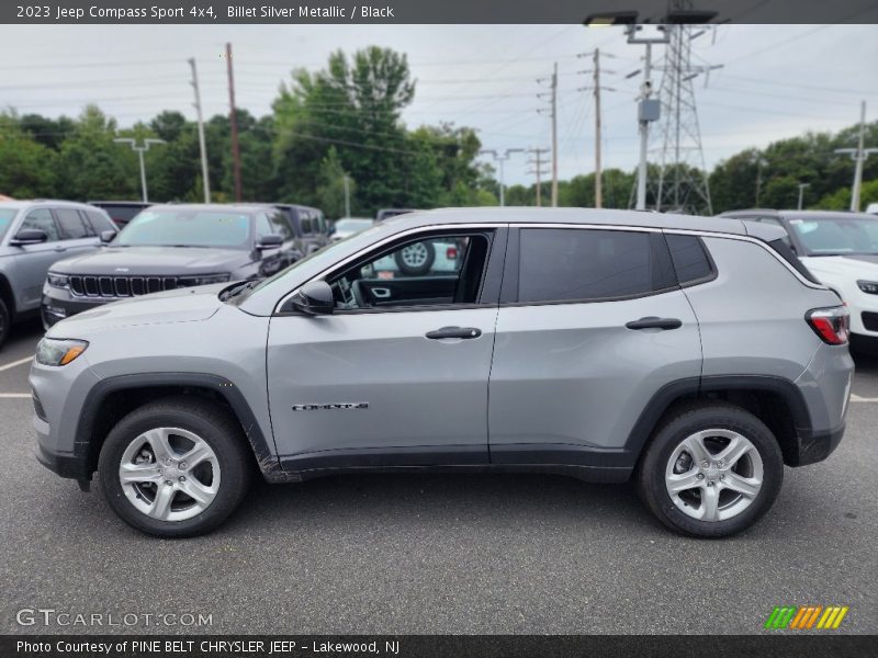 Billet Silver Metallic / Black 2023 Jeep Compass Sport 4x4