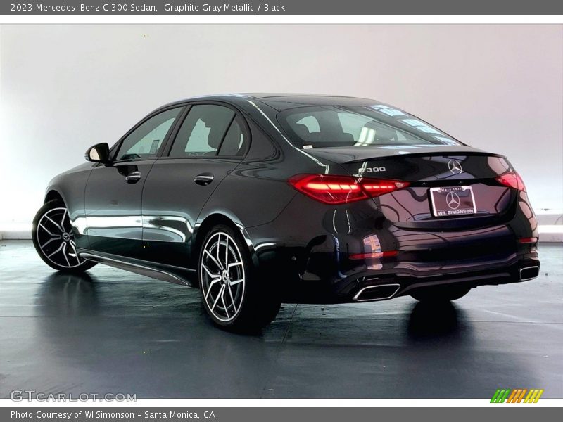 Graphite Gray Metallic / Black 2023 Mercedes-Benz C 300 Sedan