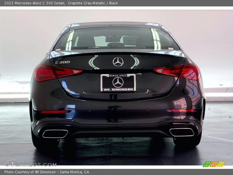 Graphite Gray Metallic / Black 2023 Mercedes-Benz C 300 Sedan