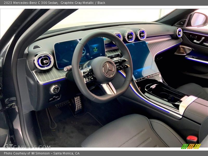 Graphite Gray Metallic / Black 2023 Mercedes-Benz C 300 Sedan