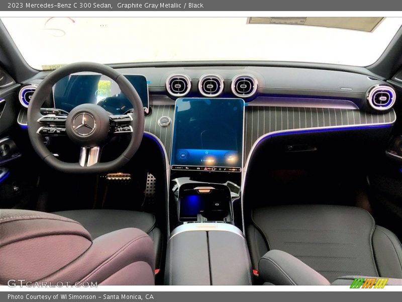 Graphite Gray Metallic / Black 2023 Mercedes-Benz C 300 Sedan