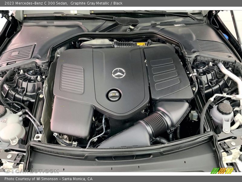 Graphite Gray Metallic / Black 2023 Mercedes-Benz C 300 Sedan