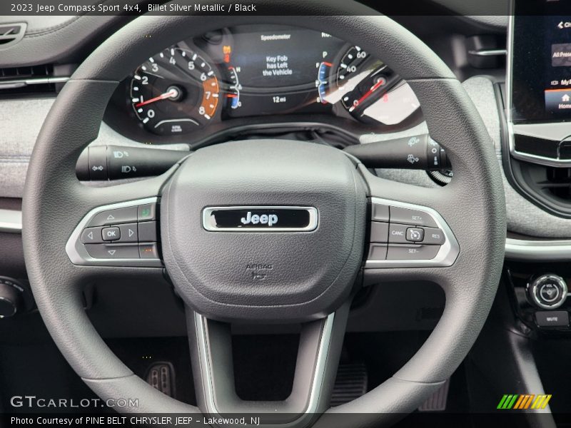 Billet Silver Metallic / Black 2023 Jeep Compass Sport 4x4