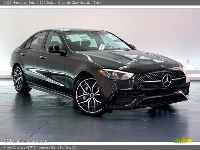 Graphite Gray Metallic / Black 2023 Mercedes-Benz C 300 Sedan