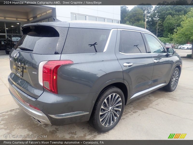 Steel Graphite / Navy/Beige 2024 Hyundai Palisade Calligraphy AWD