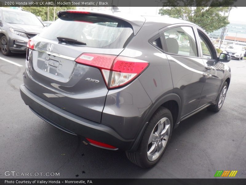 Modern Steel Metallic / Black 2020 Honda HR-V LX AWD