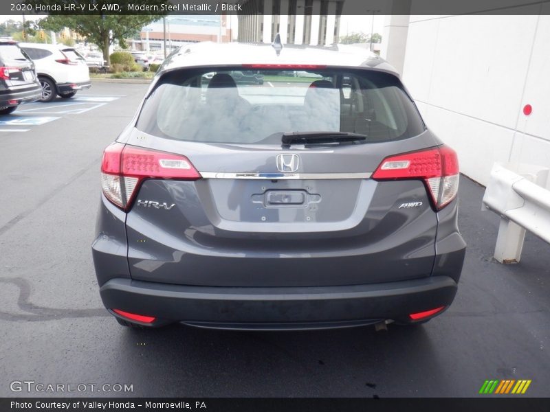 Modern Steel Metallic / Black 2020 Honda HR-V LX AWD