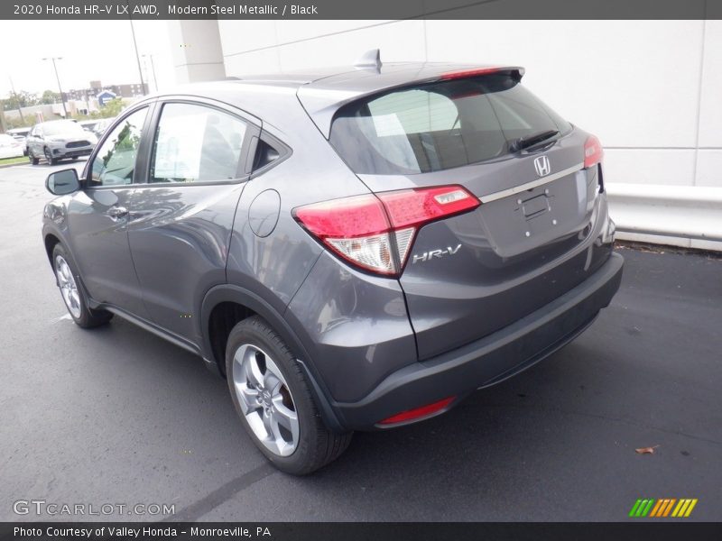 Modern Steel Metallic / Black 2020 Honda HR-V LX AWD