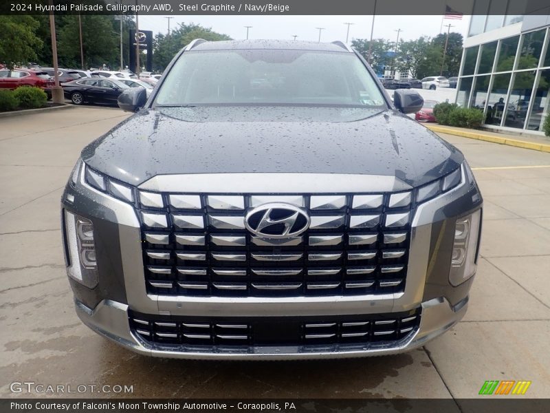 Steel Graphite / Navy/Beige 2024 Hyundai Palisade Calligraphy AWD