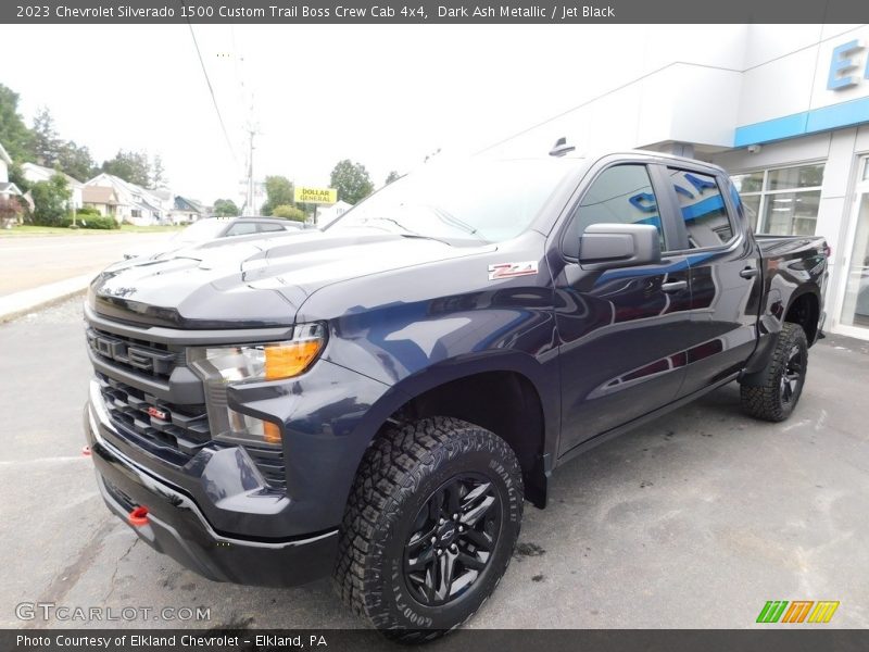 Dark Ash Metallic / Jet Black 2023 Chevrolet Silverado 1500 Custom Trail Boss Crew Cab 4x4