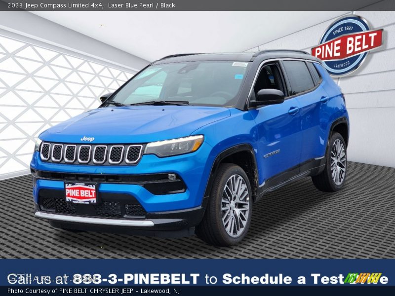 Laser Blue Pearl / Black 2023 Jeep Compass Limited 4x4