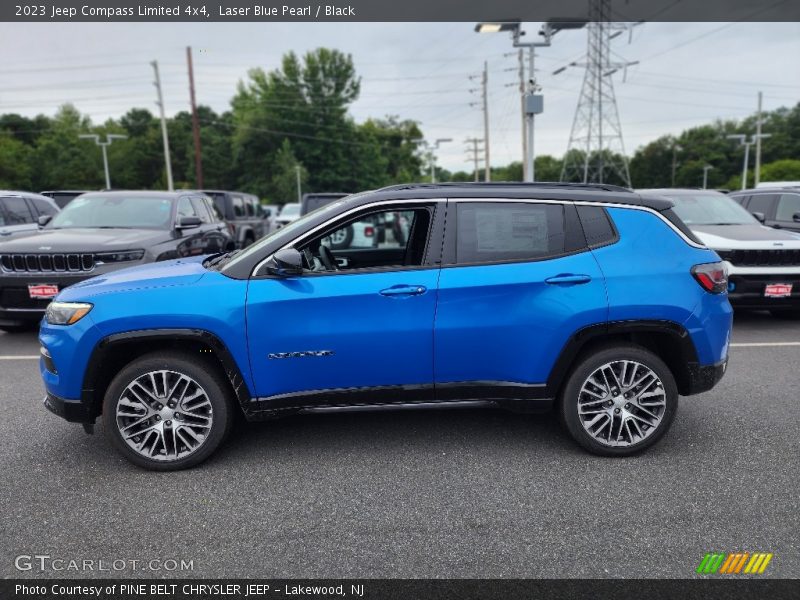 Laser Blue Pearl / Black 2023 Jeep Compass Limited 4x4