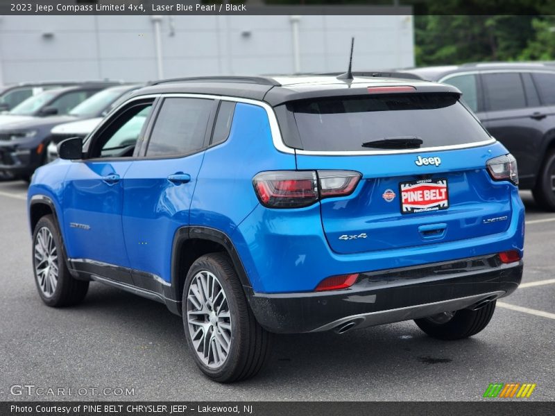 Laser Blue Pearl / Black 2023 Jeep Compass Limited 4x4