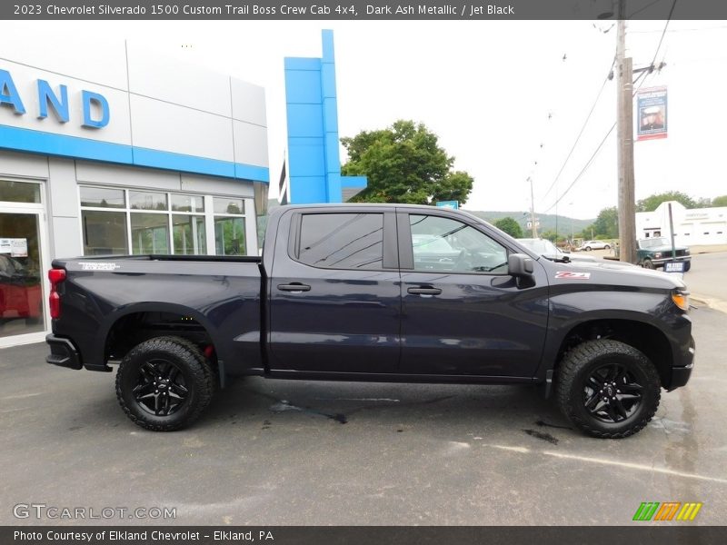 Dark Ash Metallic / Jet Black 2023 Chevrolet Silverado 1500 Custom Trail Boss Crew Cab 4x4