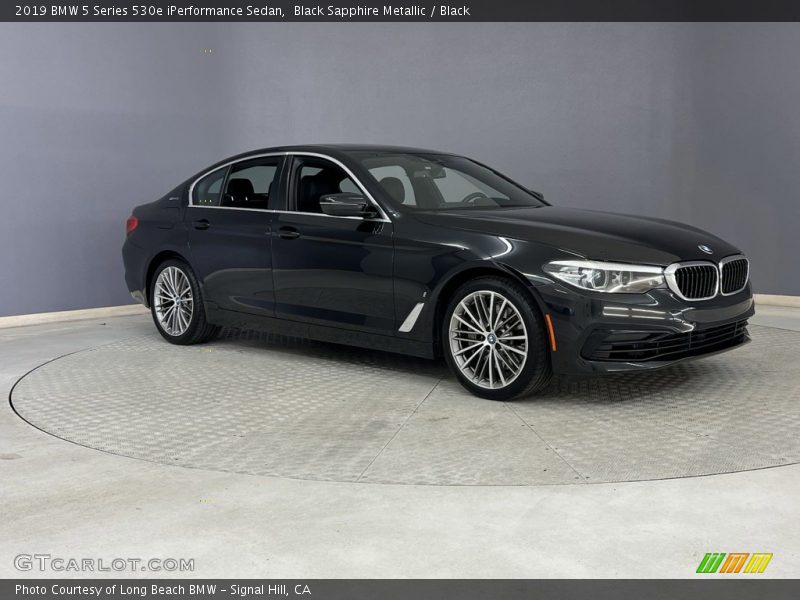 Black Sapphire Metallic / Black 2019 BMW 5 Series 530e iPerformance Sedan