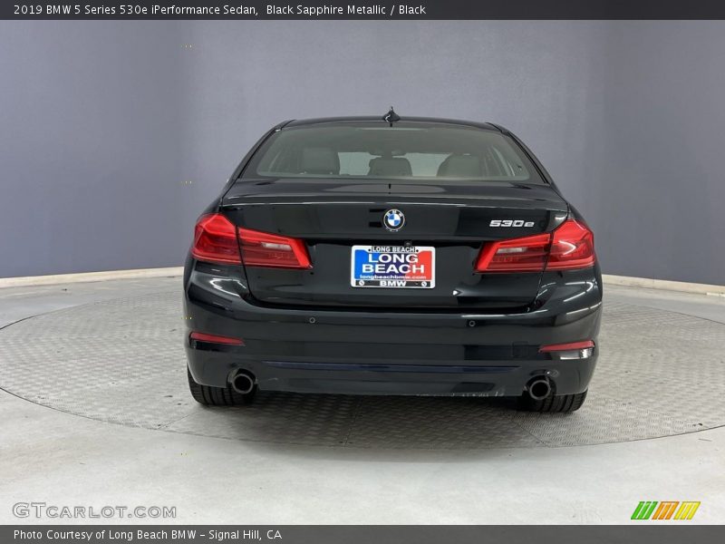 Black Sapphire Metallic / Black 2019 BMW 5 Series 530e iPerformance Sedan