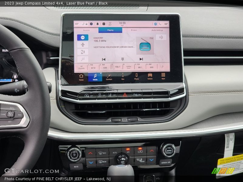 Laser Blue Pearl / Black 2023 Jeep Compass Limited 4x4