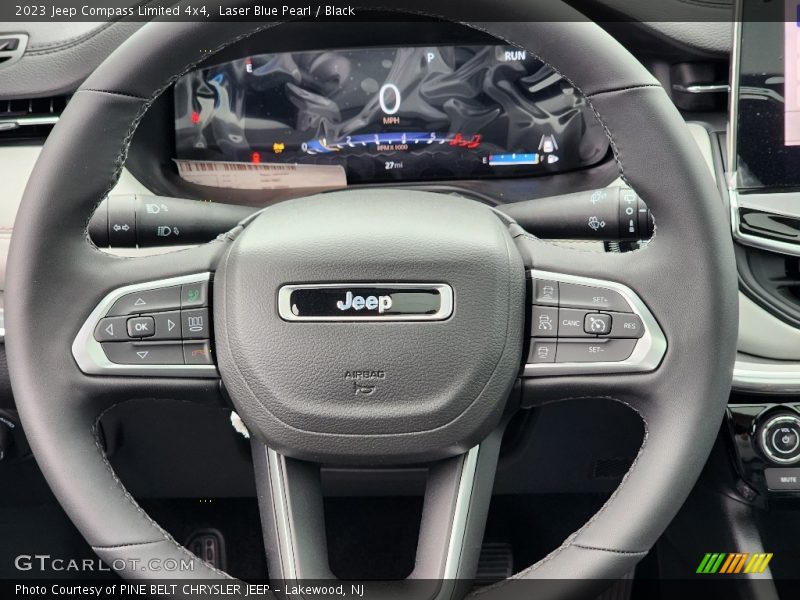 Laser Blue Pearl / Black 2023 Jeep Compass Limited 4x4