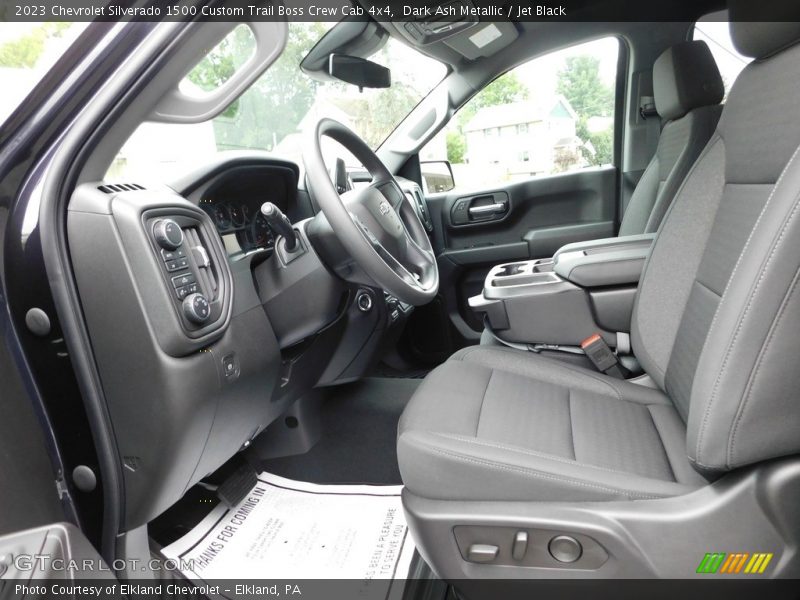 2023 Silverado 1500 Custom Trail Boss Crew Cab 4x4 Jet Black Interior